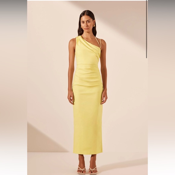 NWT Shona Joy yellow dress - Picture 1 of 2